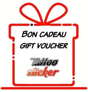 Carte cadeau tatouages temporaires
