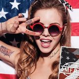 Pochette de tatouages temporaires américains