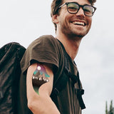 Tatouage temporaire loup Alaska tattoo 10cm