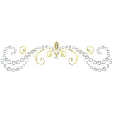 Tatouage underboob or et diamants