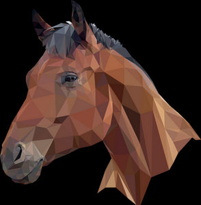 Tatouage temporaire tête de cheval