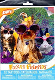 Pochette de tatouages temporaires animaux