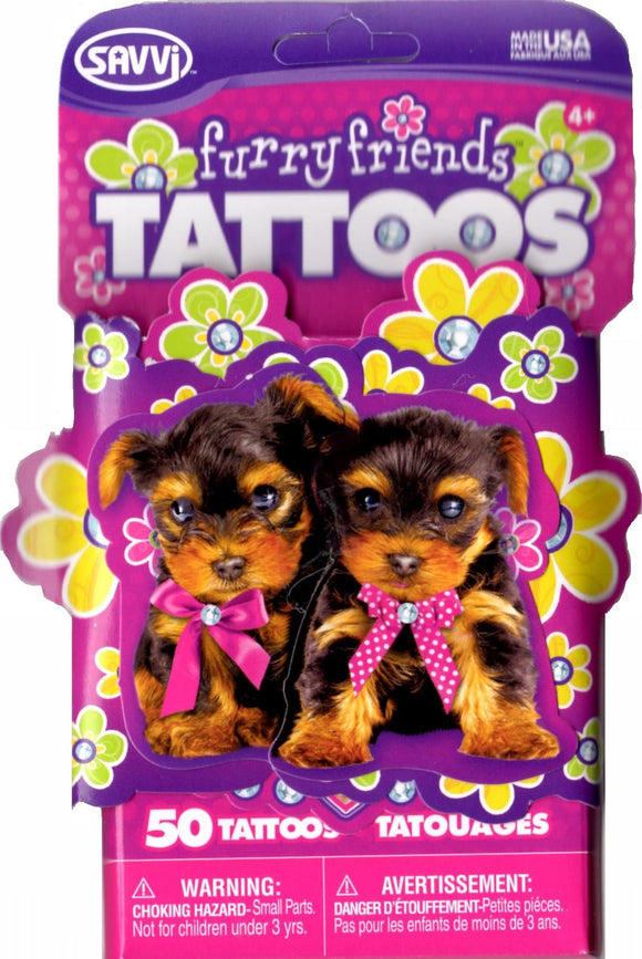 Pochette de tatouages 3D Furry Friends tattoos