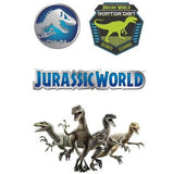 Jurassic Park dinosaures temporary tattoo pack