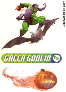 Green goblin marvel avengers temporary tattoo 10cm