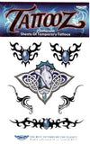 Pochette de tatouages temporaires marins