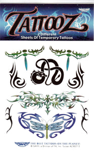 pochette de tattoos libellules