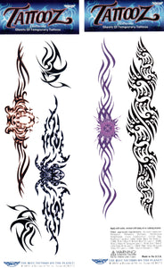 Tatouages temporaires lower back fauves