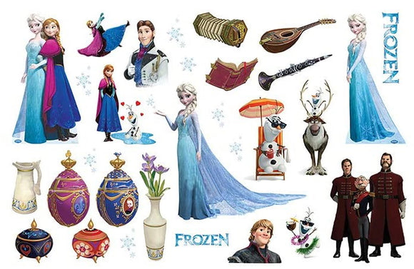 Frozen and Olaf temporary tattoo board 15cm