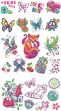 25 tattoos d'animaux scintillants