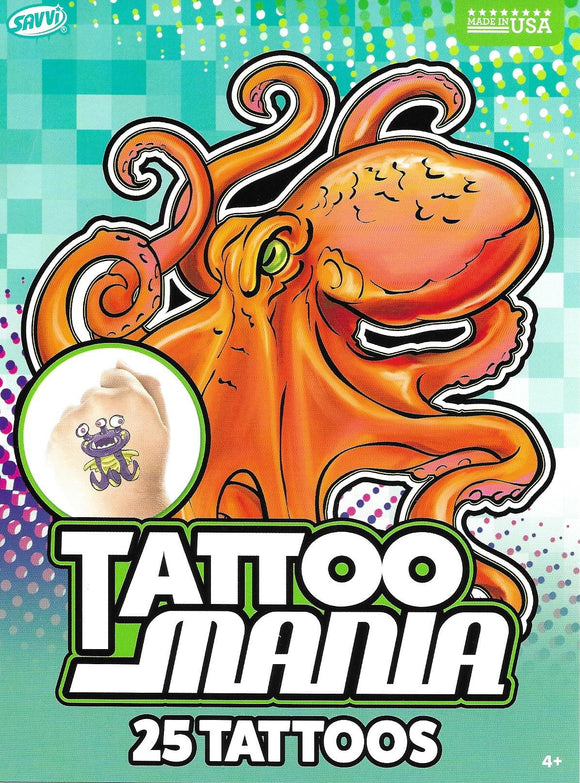 Grande pochette de tatouages temporaires savvi Tattoo Mania