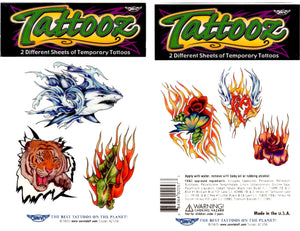 Pochette de tatouages animaux