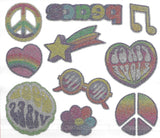 Pochette de tatouages peace and love skin sugar tattoos