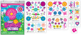 Flower perfumed temporary tattoos large bag