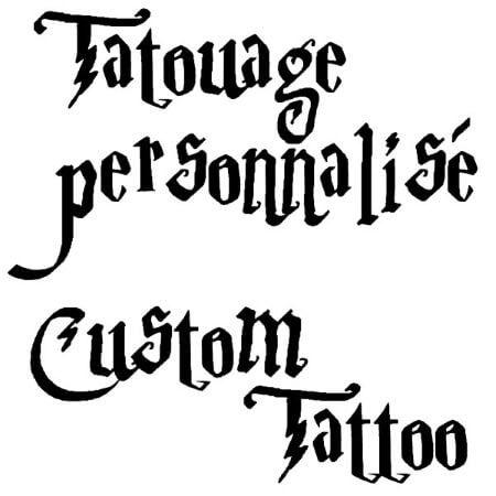 Tatouage temporaire personnalisé