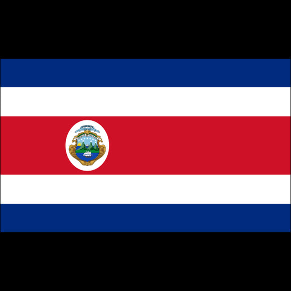 Tatouage temporaire drapeau costa rica