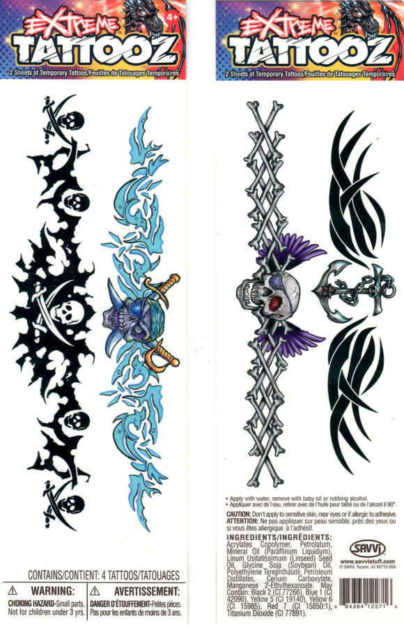 4 tatouages pirates