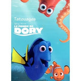 Tatouages temporaires Le Monde de Nemo et Le Monde de Dory