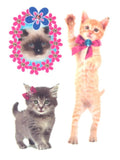 Small temporary tattoo pack Furry friends 9cm