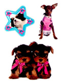 Small temporary tattoo pack Furry friends 9cm