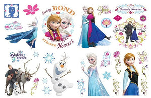 Frozen and Olaf temporary tattoo board 15cm