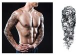 Tatouage temporaire qui couvre tout le bras ou la jambe