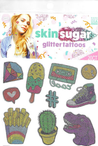 Pochette de tatouages vintage skin sugar tattoos