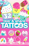 Kawaii temporary tattoo pack