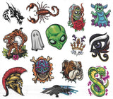 Grande pochette de tatouages Tattoo Mania jaune