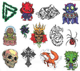 Grande pochette de tatouages Tattoo Mania rouge