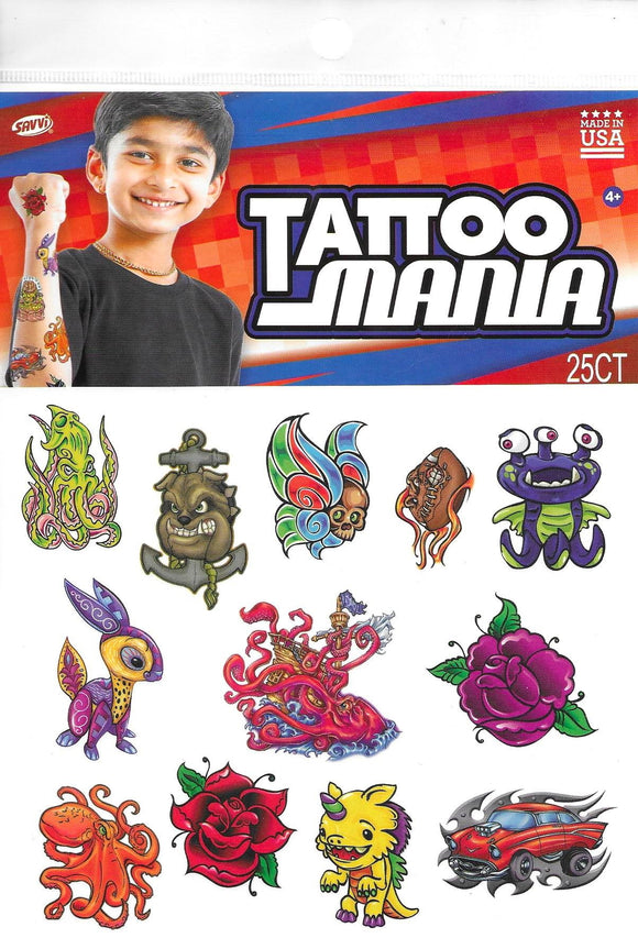 Grande pochette de tatouages Tattoo Mania rouge