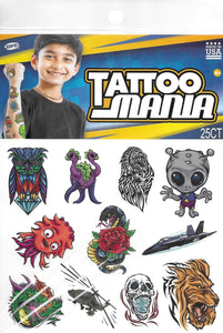 Grande pochette de tatouages Tattoo Mania jaune