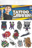 Grande pochette de tatouages Tattoo Mania jaune