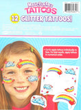 Tatouages déguisements arc en ciel