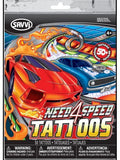 Grande pochette de tatouages temporaires Need for speed