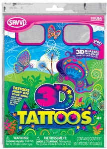 Pochette de tatouages 3D
