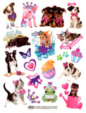Tatouages temporaires chiots et chatons