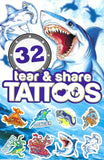 Small marine temporary tattoos pack