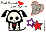 Skelanimals temporary tattoo pack 10cm