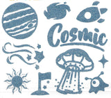 Grey skin sugar temporary tattoo pack