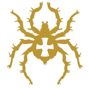 Tatouage temporaire araignée dorée