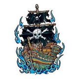Tatouage temporaire bateau pirate