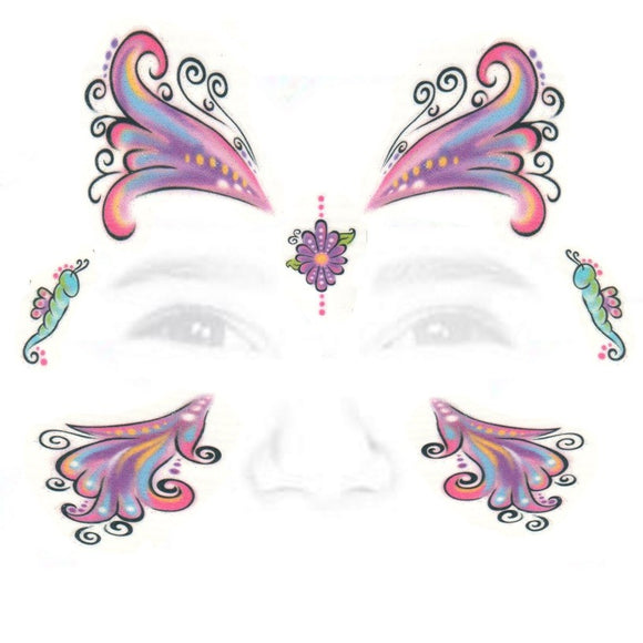tatouage déguisement papillon