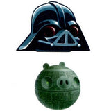 tatouage ephemere dark vador angry bird
